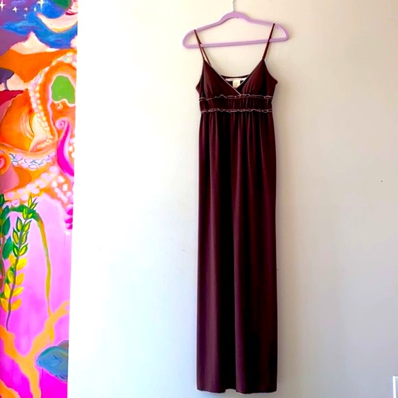 Max Studio Maxi Dress in Mocha, size M, nice cond. - Picture 2 of 10